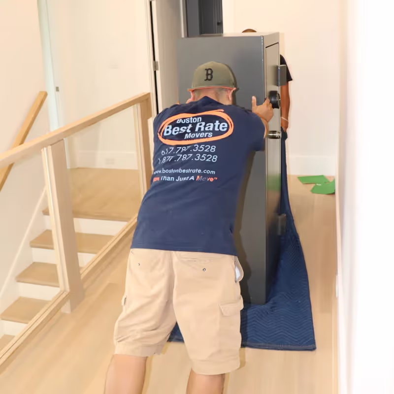 Heavy gun safe relocation in Boston