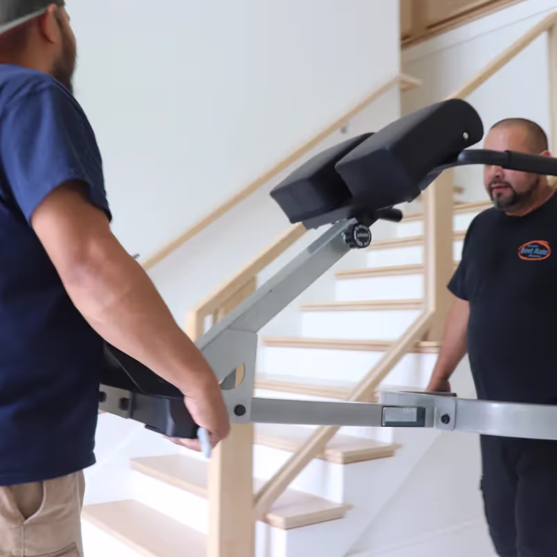 Heavy fitness machines relocated by BBRM