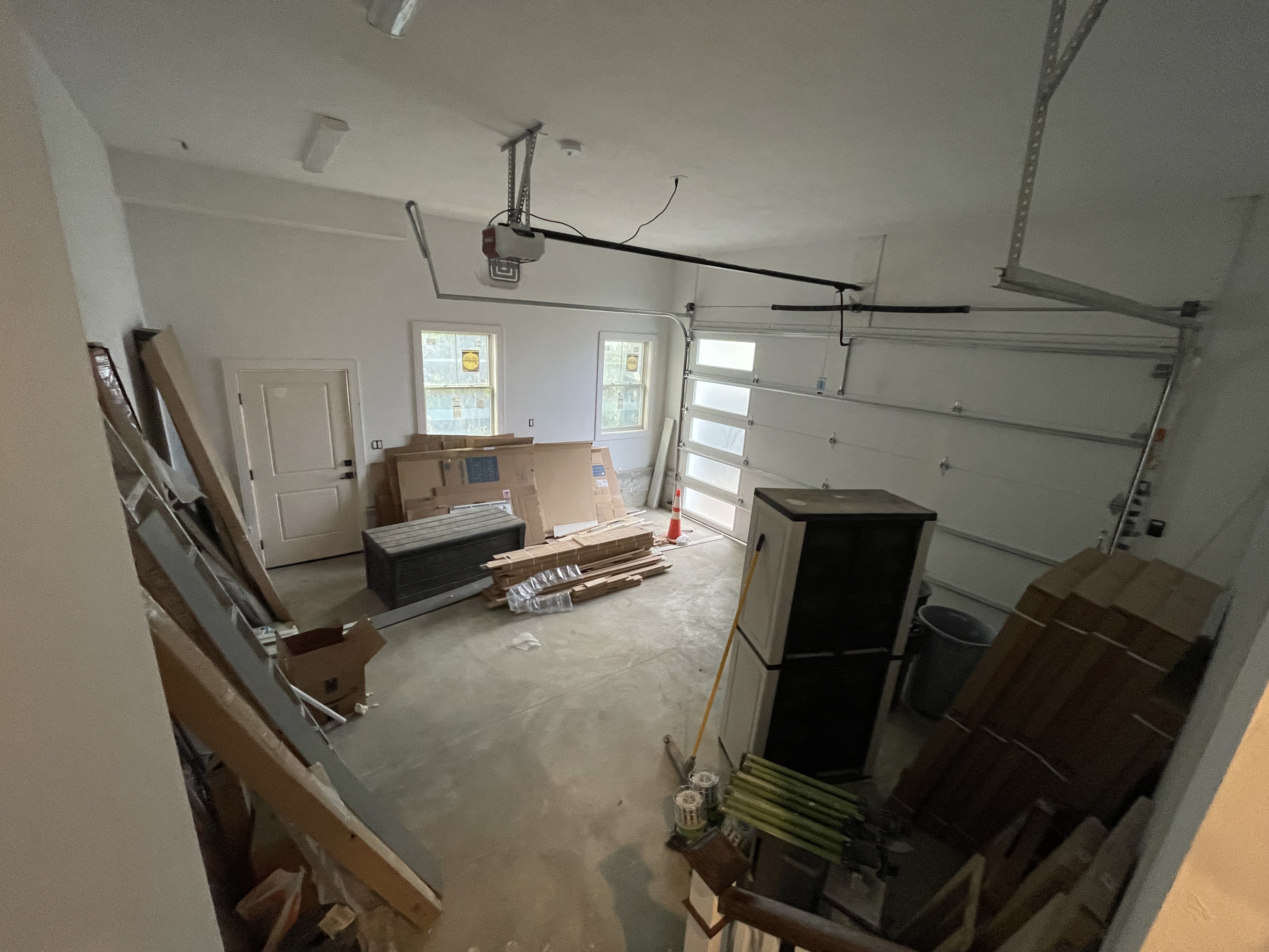 Junk removal crew clearing out a Boston home